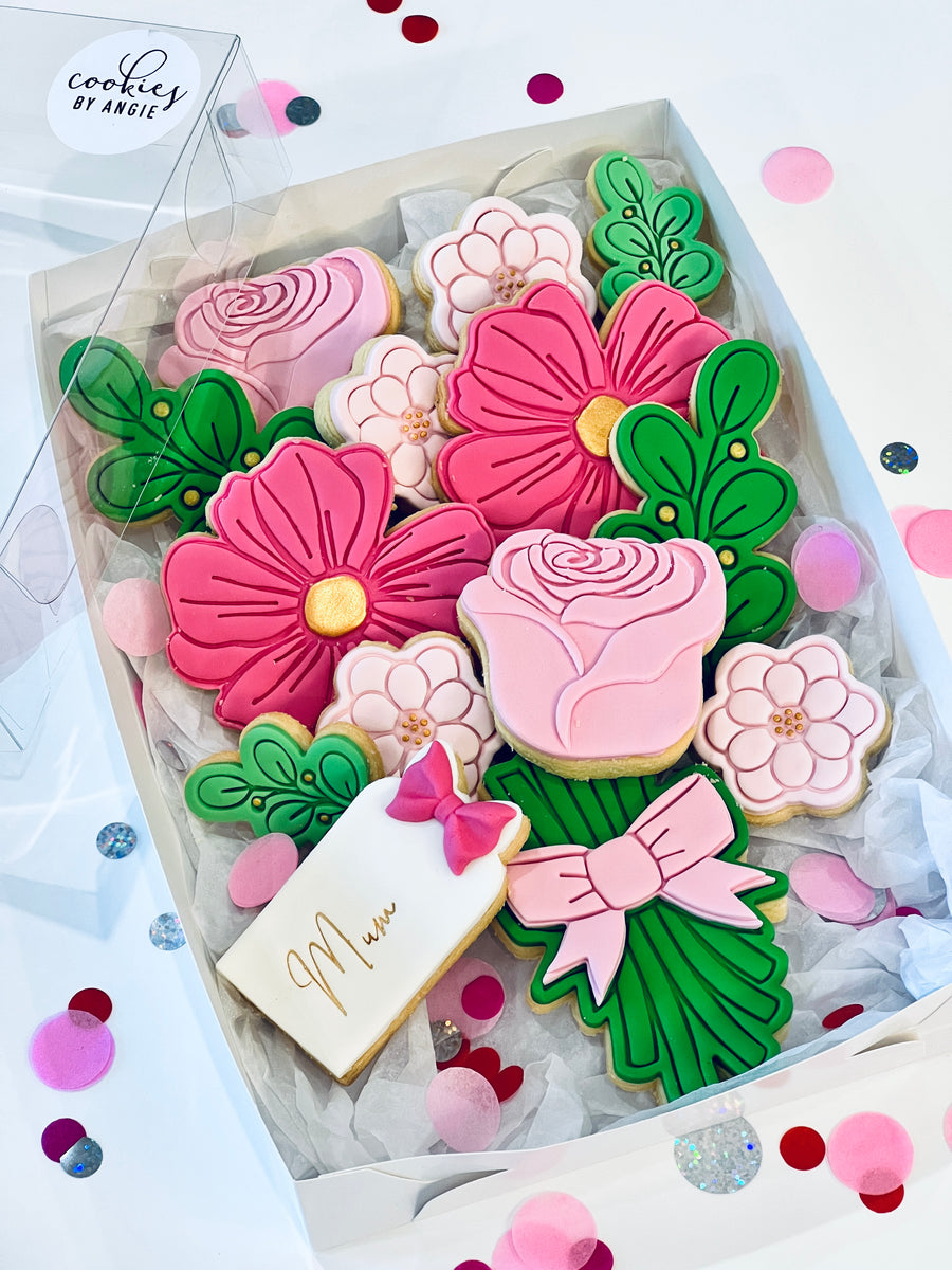 BakesyKit Flowers Cookie Bouquet Kit (Baked Cookies) – Flowerbake by Angela