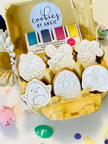 Paint your own mixed mini cookies